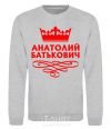 Sweatshirt Anatoliy Batkovych sport-grey фото