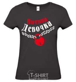 Women's T-shirt Vita's girl black фото