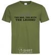 Men's T-Shirt Alex the man the myth the legend millennial-khaki фото