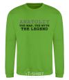 Sweatshirt Anatoliy the man the myth the legend orchid-green фото