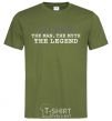 Men's T-Shirt Artem the man the myth the legend millennial-khaki фото