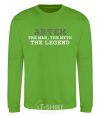 Sweatshirt Artem the man the myth the legend orchid-green фото