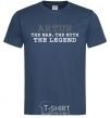 Men's T-Shirt Artur the man the myth the legend navy-blue фото