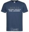 Men's T-Shirt Boris the man the myth the legend navy-blue фото