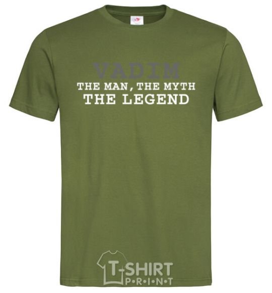 Men's T-Shirt Vadim the man the myth the legend millennial-khaki фото