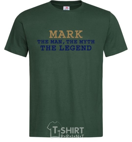 Men's T-Shirt Mark the man the myth the legend bottle-green фото