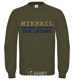 Sweatshirt Mikhail the man the myth the legend sand фото