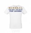 Men's T-Shirt Mikhail the man the myth the legend White фото