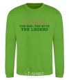 Sweatshirt Roman the man the myth the legend orchid-green фото