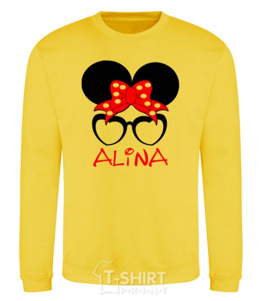 Sweatshirt Alina minnie yellow фото