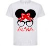 Детская футболка Alina minnie Белый фото