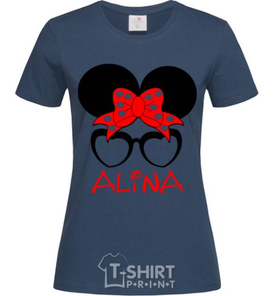 Women's T-shirt Alina minnie navy-blue фото