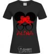 Women's T-shirt Alina minnie black фото