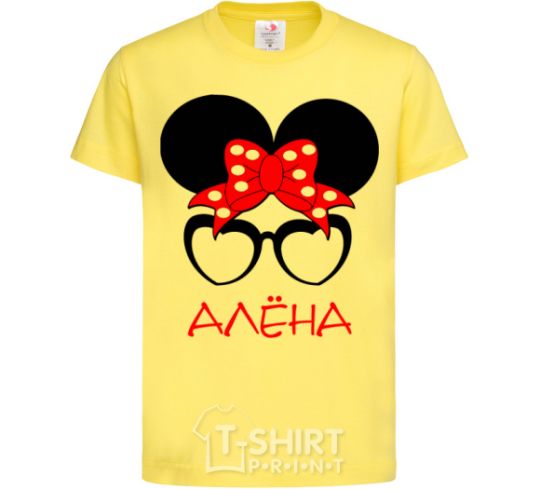 Kids T-shirt Alyona minnie cornsilk фото