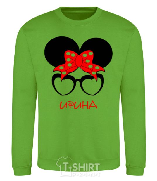 Sweatshirt Irina minnie orchid-green фото