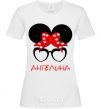 Women's T-shirt Angelina minnie White фото