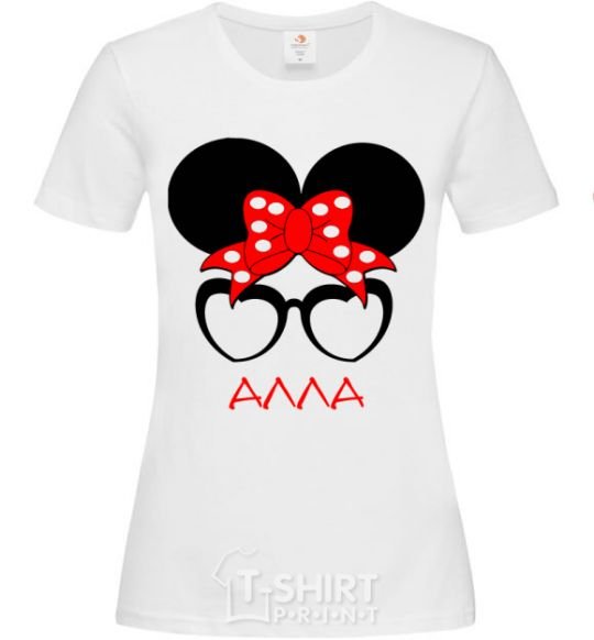 Women's T-shirt Alla minnie White фото