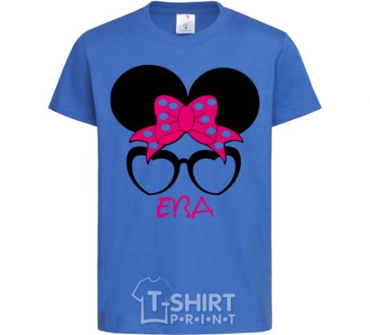 Kids T-shirt Eva minnie royal-blue фото