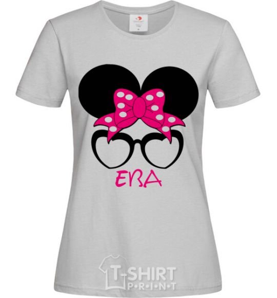 Women's T-shirt Eva minnie grey фото