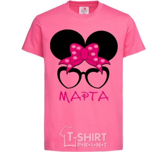 Kids T-shirt Martha minnie heliconia фото