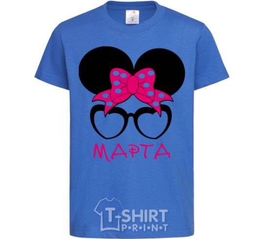 Kids T-shirt Martha minnie royal-blue фото