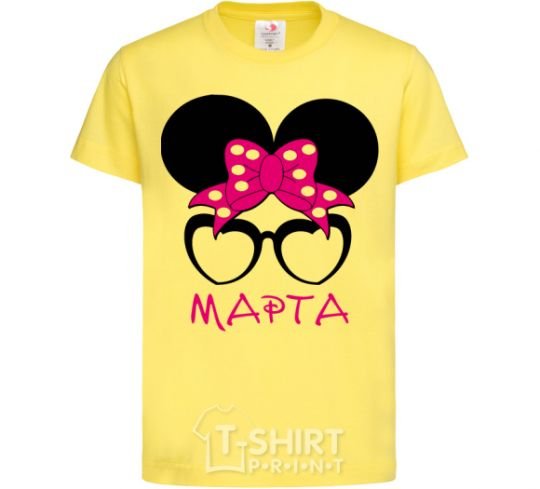 Kids T-shirt Martha minnie cornsilk фото