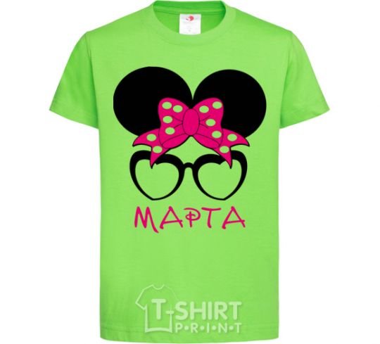 Kids T-shirt Martha minnie orchid-green фото