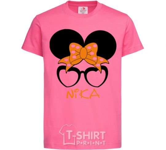 Kids T-shirt Nika minnie heliconia фото