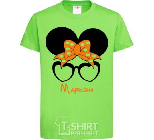Kids T-shirt Mariana minnie orchid-green фото