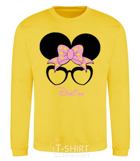 Sweatshirt Darina minnie yellow фото