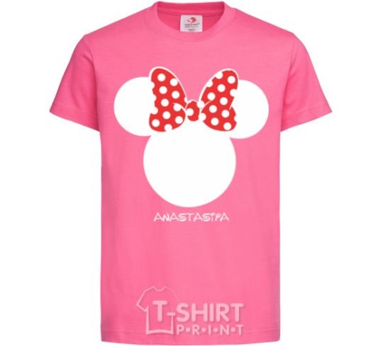 Kids T-shirt Anastasiya minnie mouse heliconia фото