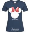 Women's T-shirt Anastasiya minnie mouse navy-blue фото