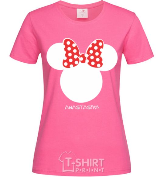 Women's T-shirt Anastasiya minnie mouse heliconia фото