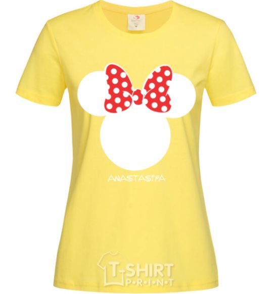 Women's T-shirt Anastasiya minnie mouse cornsilk фото