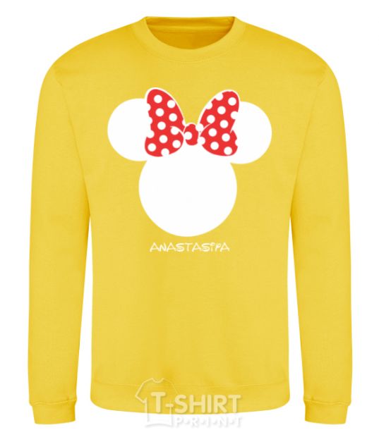 Sweatshirt Anastasiya minnie mouse yellow фото