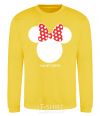 Sweatshirt Anastasiya minnie mouse yellow фото