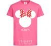 Детская футболка Olesia minnie mouse Ярко-розовый фото
