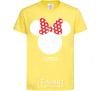 Детская футболка Olesia minnie mouse Лимонный фото