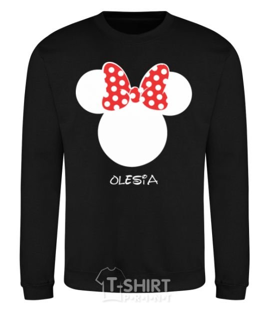 Sweatshirt Olesia minnie mouse black фото