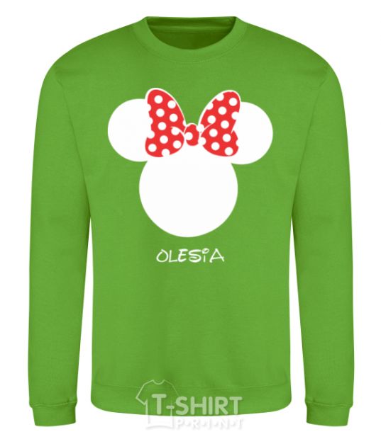 Sweatshirt Olesia minnie mouse orchid-green фото