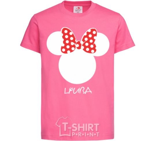 Kids T-shirt Lyuba minnie mouse heliconia фото