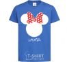 Kids T-shirt Lyuba minnie mouse royal-blue фото