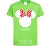 Kids T-shirt Lyuba minnie mouse orchid-green фото