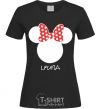 Women's T-shirt Lyuba minnie mouse black фото