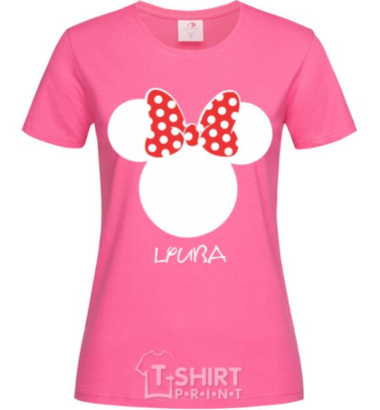 Women's T-shirt Lyuba minnie mouse heliconia фото