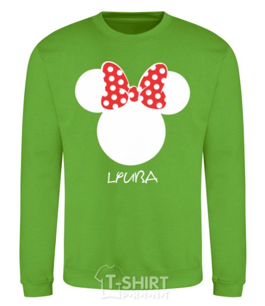 Sweatshirt Lyuba minnie mouse orchid-green фото