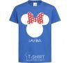 Kids T-shirt Lyuda minnie mouse royal-blue фото