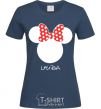 Женская футболка Lyuda minnie mouse Темно-синий фото