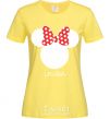Женская футболка Lyuda minnie mouse Лимонный фото