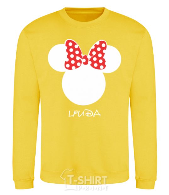 Sweatshirt Lyuda minnie mouse yellow фото